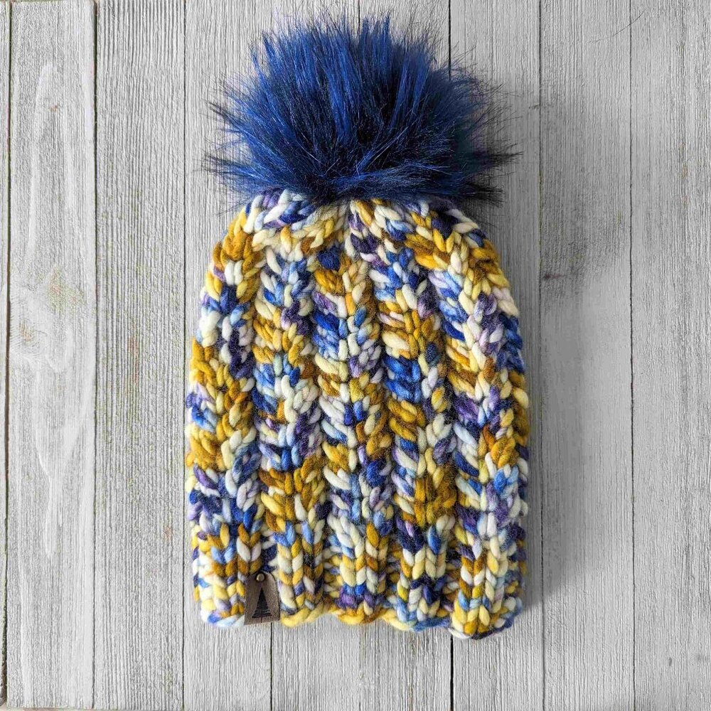 Hand Knit Luxury Cabled Beanie